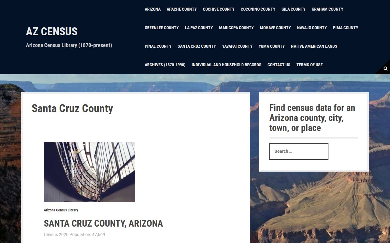Nogales criminal history county context from the Arizona Census Library