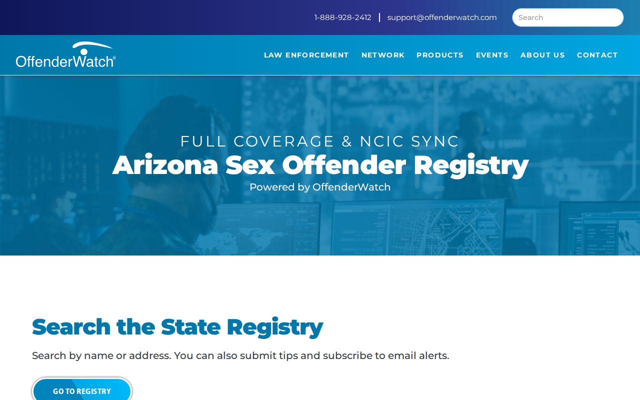 Santa Cruz County sex offender registry OffenderWatch network information